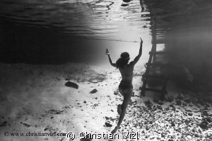 "In the mistic of the mexican cenotes" by Christian Vizl 